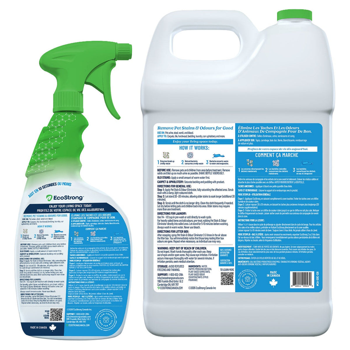 EcoStrong Pet Stain and Odour Eliminator product details