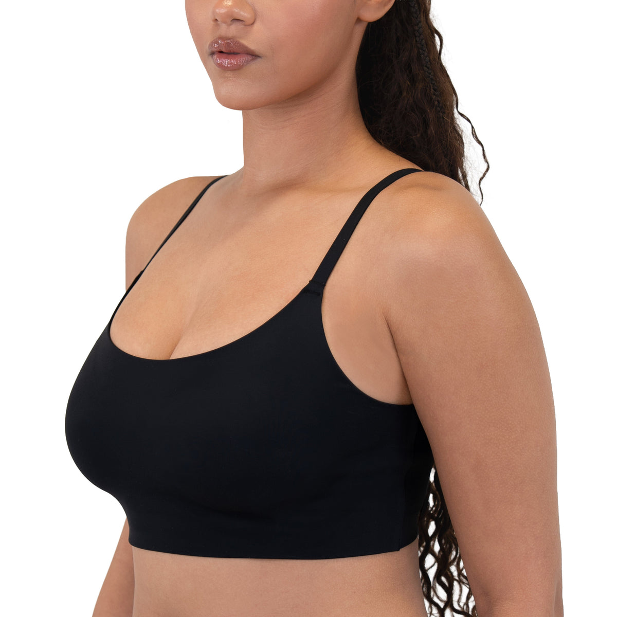 The Natural Women's Seamless Bra, 2-pack, black and beige