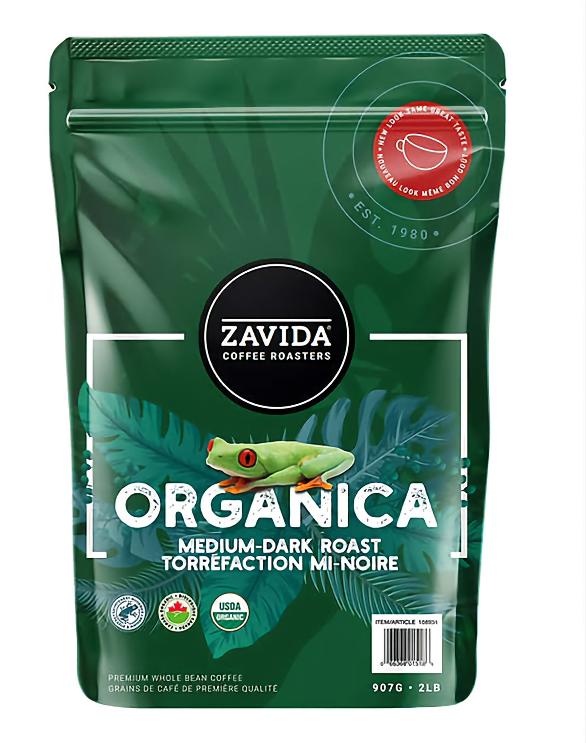Share
Zavida Organica Whole Bean Organic Coffee, 2 x 907 g