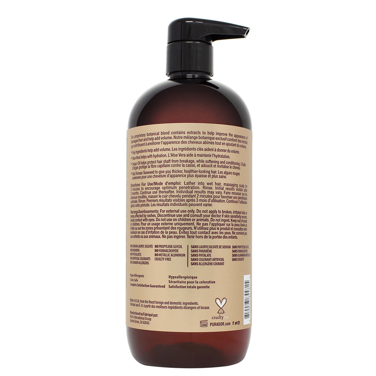 Pura D'or Biotin Shampoo bottle front