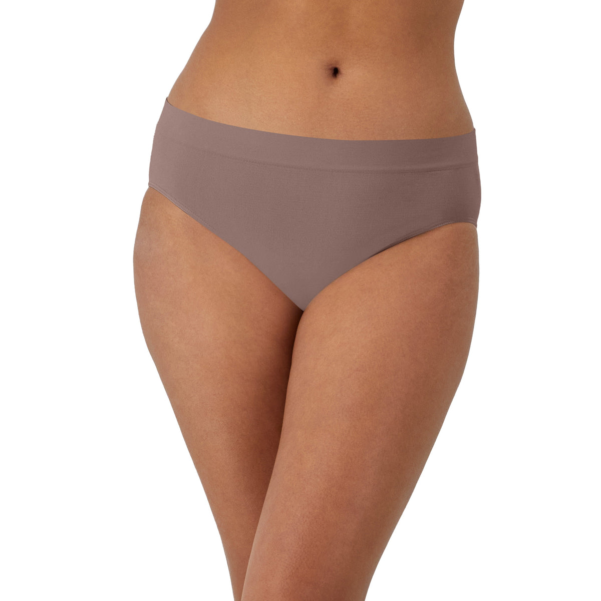 Bali smoothing hi-cut brief front view