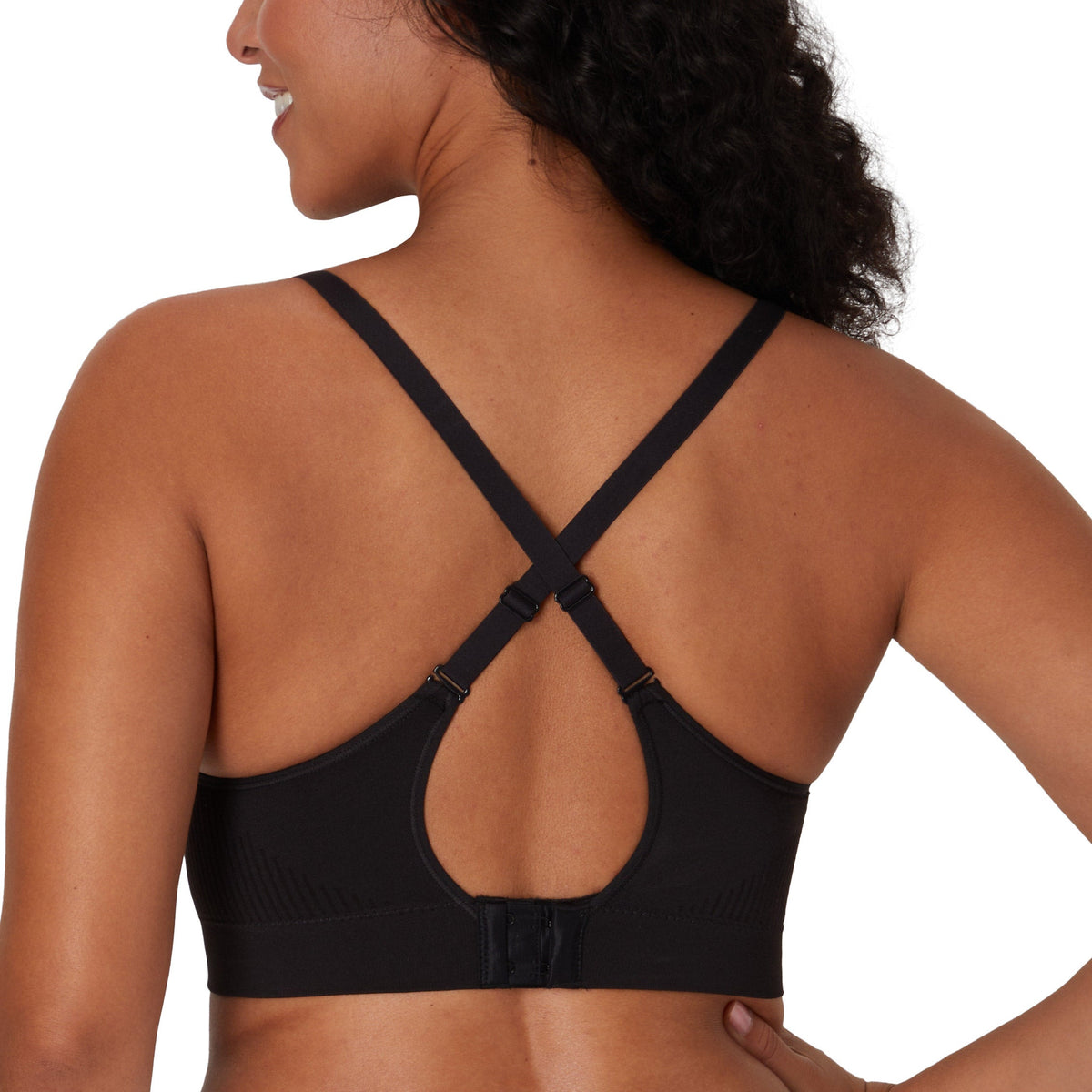 Bali Comfort Revolution wireless bra in sandshell, front view