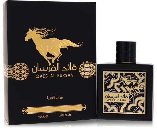 Lattafa Qaed Al Fursan perfume bottle