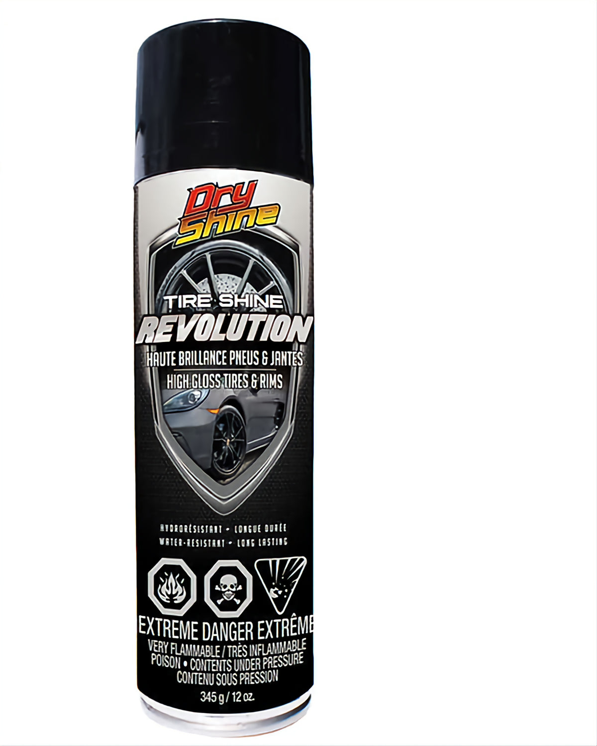 Dry Shine Revolution for Tires and Rims, 3-pack
