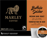 Marley Coffee Buffalo Soldier Medium Dark Roast Fairtrade Coffee K-Cup Pods, 96-count
