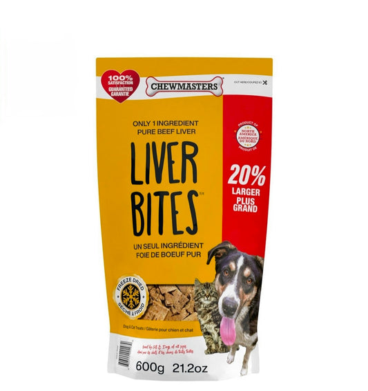 Freeze Dried Liver Bites Dog Treats