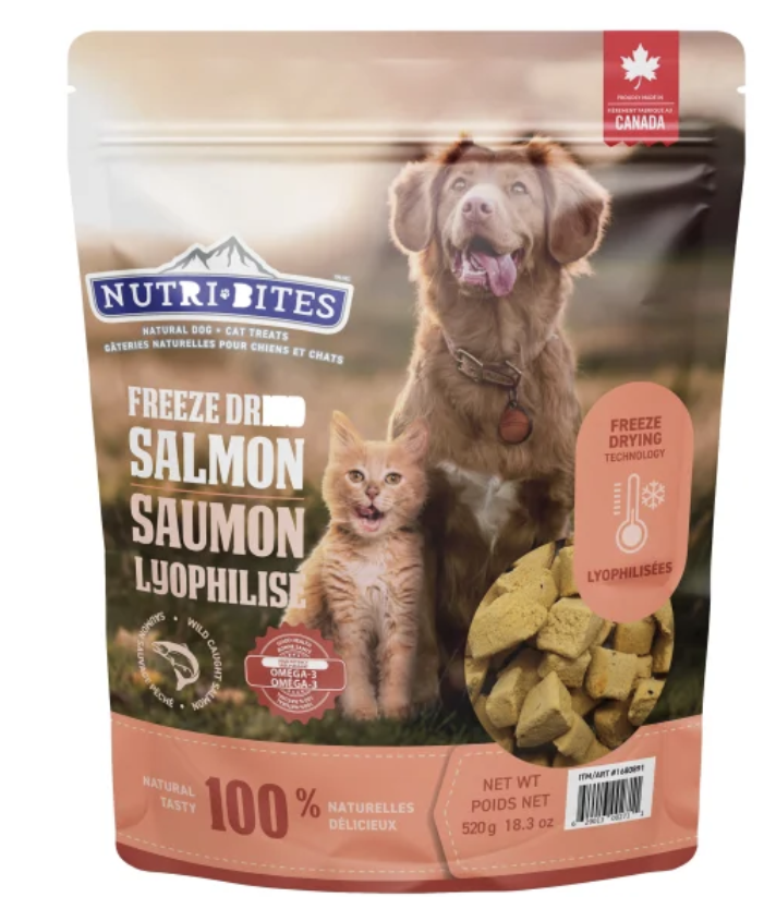 Nutribites Freeze Dried Salmon 520g
