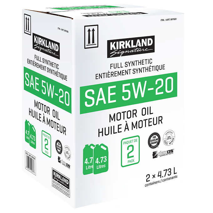 5W20 Full Synthetic Motor Oil, 2-pack