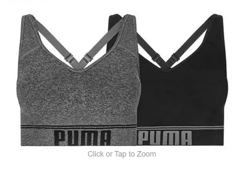 Puma Women's Convertible Sports Bra, 2-pack – makstudio