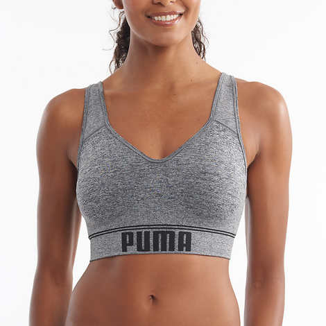 Puma, Intimates & Sleepwear, Puma Intimates Aqua Turquoise Blue Sports  Bra M Padded Racer Back