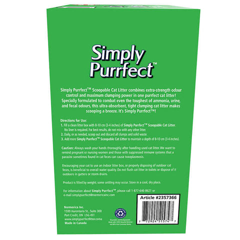Simply Purrfect Scoopable Cat Litter 20 kg 44 lb makstudio